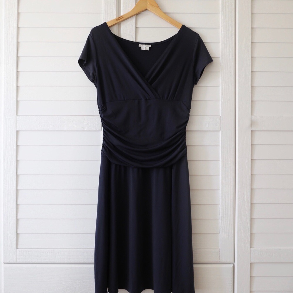 London Times Navy Dress